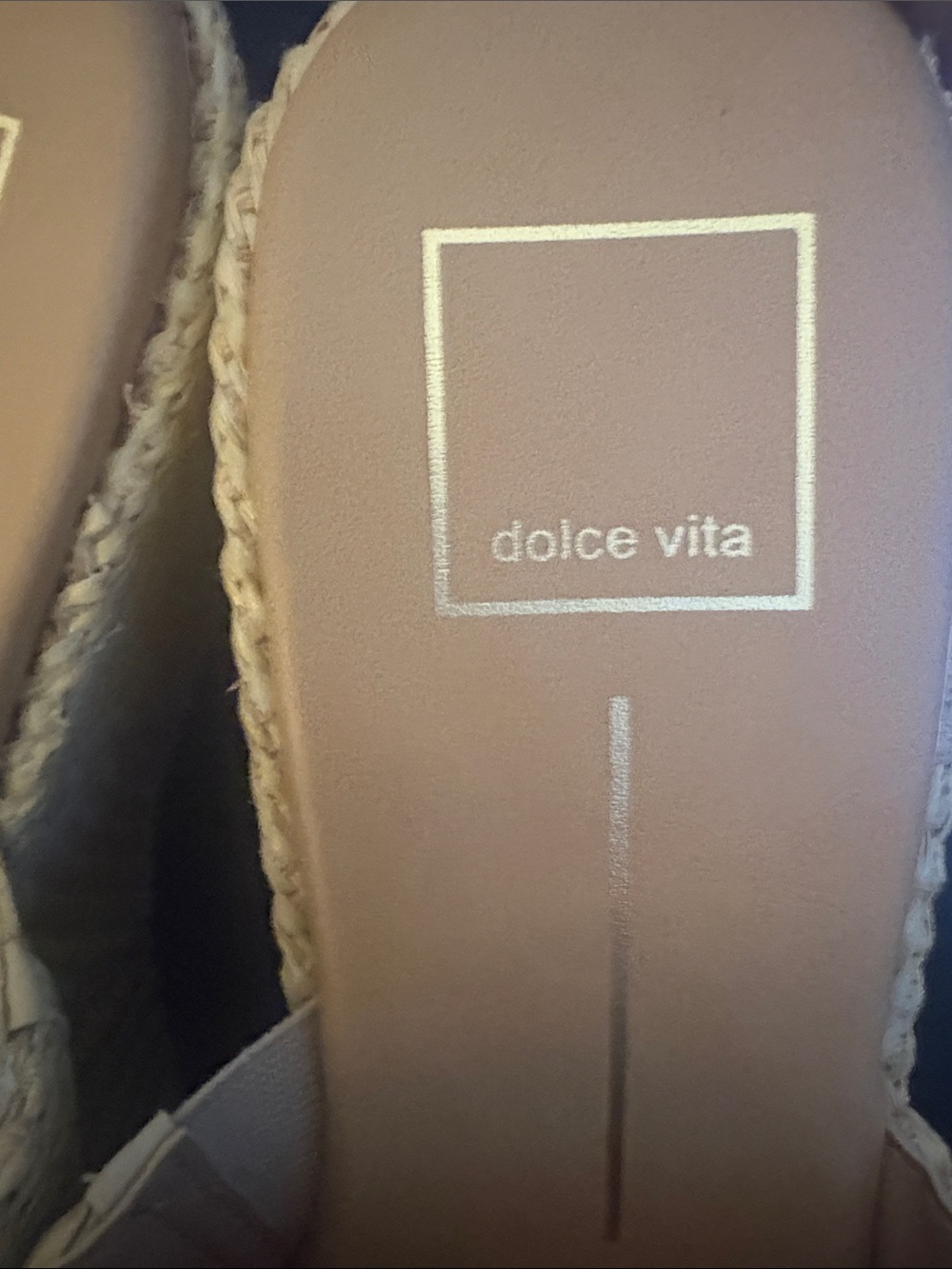 Dolce Vita Natural Woven Raffia Slide Mules - Picture 5 of 8